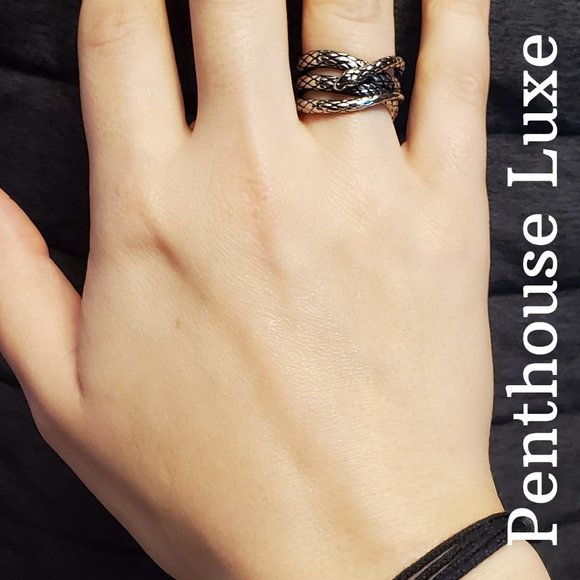 FINAL RESTOCK!! 3D Snake Coil Ring - Picture 2 of 6